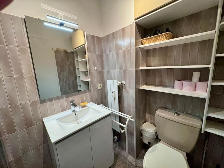 Studio 2Pers Piscine 10Min Plage มองเดอลิเยอลานาปูล ภายนอก รูปภาพ